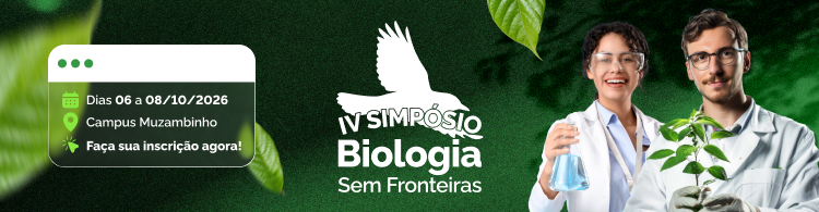 IV Simpósio Biologia Sem Fronteiras será realizado de 06 a 08 de outubro